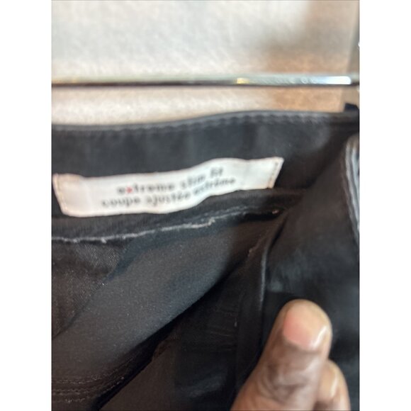 Calvin Klein Men's Dress Pant Solid Black  Size 36 x 32 Extreme Slim Fit - Picture 10 of 12